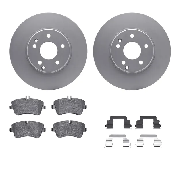 R1 Concepts WDWH1-63039 Brake Rotor- Carbon Coated W/ Ceramic Pads & Hdw